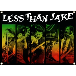 Less Than Jake Silver Linings Flag