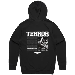Terror Total Retaliation Hoodie (Black) 5 Terror Total Retaliation Hoodie (Black) -Cap Shop TERRORHOOD BLACK B