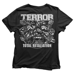 Terror Total Retaliation Tee (Black) -Cap Shop TERRORTRTEEB
