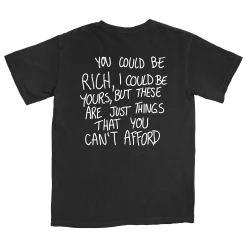 Teen Jesus And The Jean Teasers You Could Be Rich Tee -Cap Shop TJATJT RICHTEE BACK