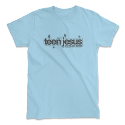 Teen Jesus And The Jean Teasers Airbrush Demon Tee (Baby Blue) + Album Digital Download