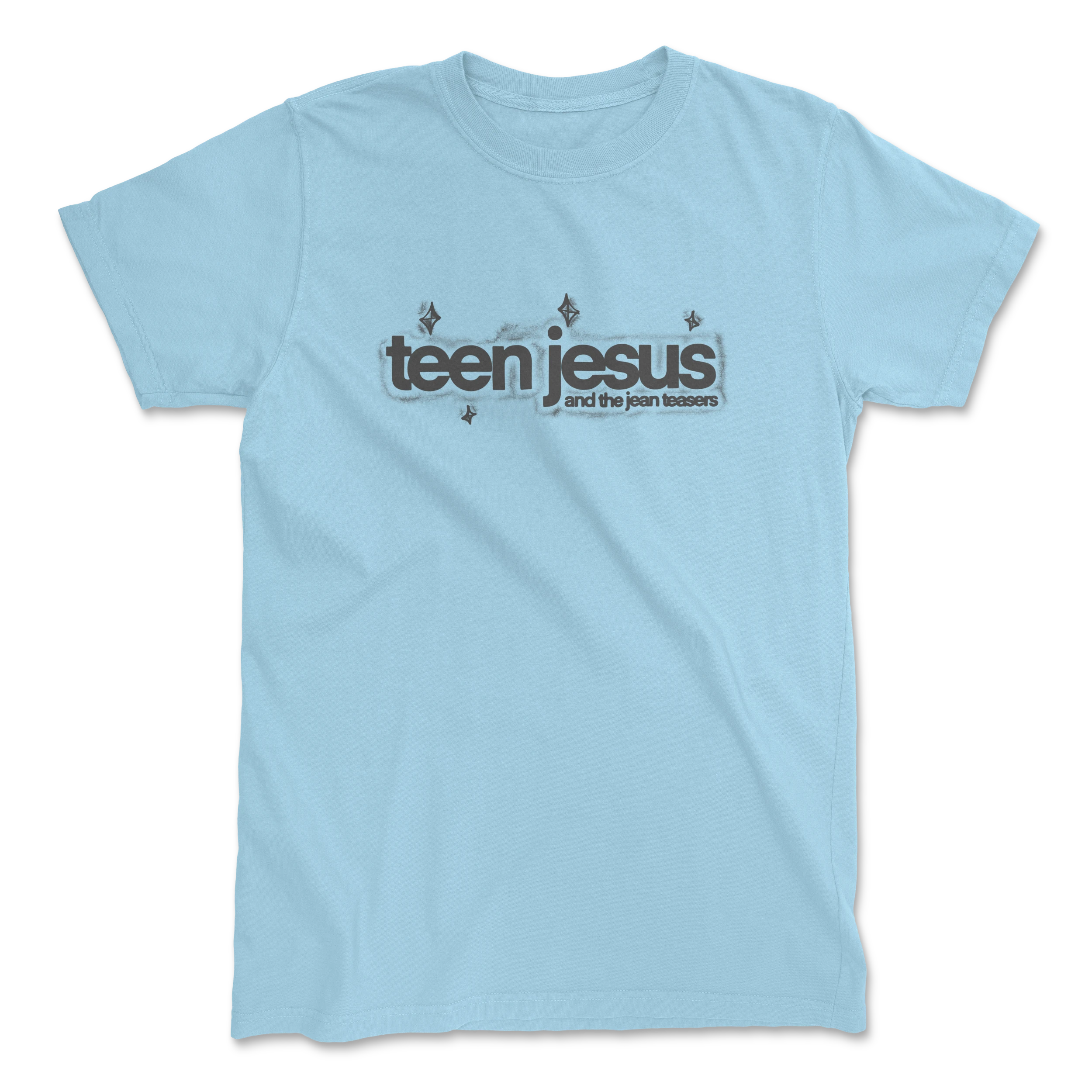 Teen Jesus And The Jean Teasers Airbrush Demon Tee (Baby Blue) + Album Digital Download 3 Teen Jesus And The Jean Teasers Airbrush Demon Tee (Baby Blue) + Album Digital Download