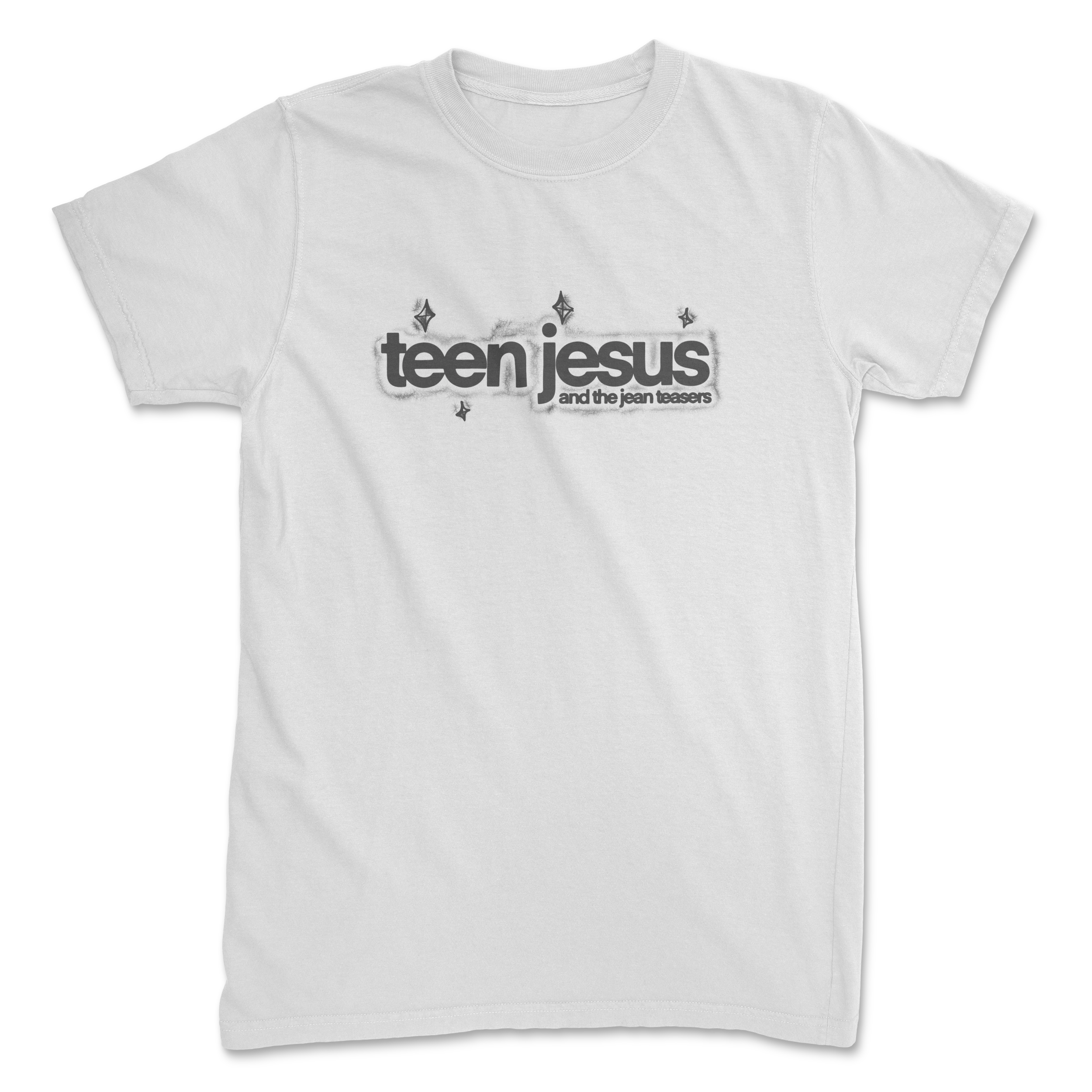Teen Jesus And The Jean Teasers Airbrush Demon Tee (White) + Album Digital Download 3 Teen Jesus And The Jean Teasers Airbrush Demon Tee (White) + Album Digital Download