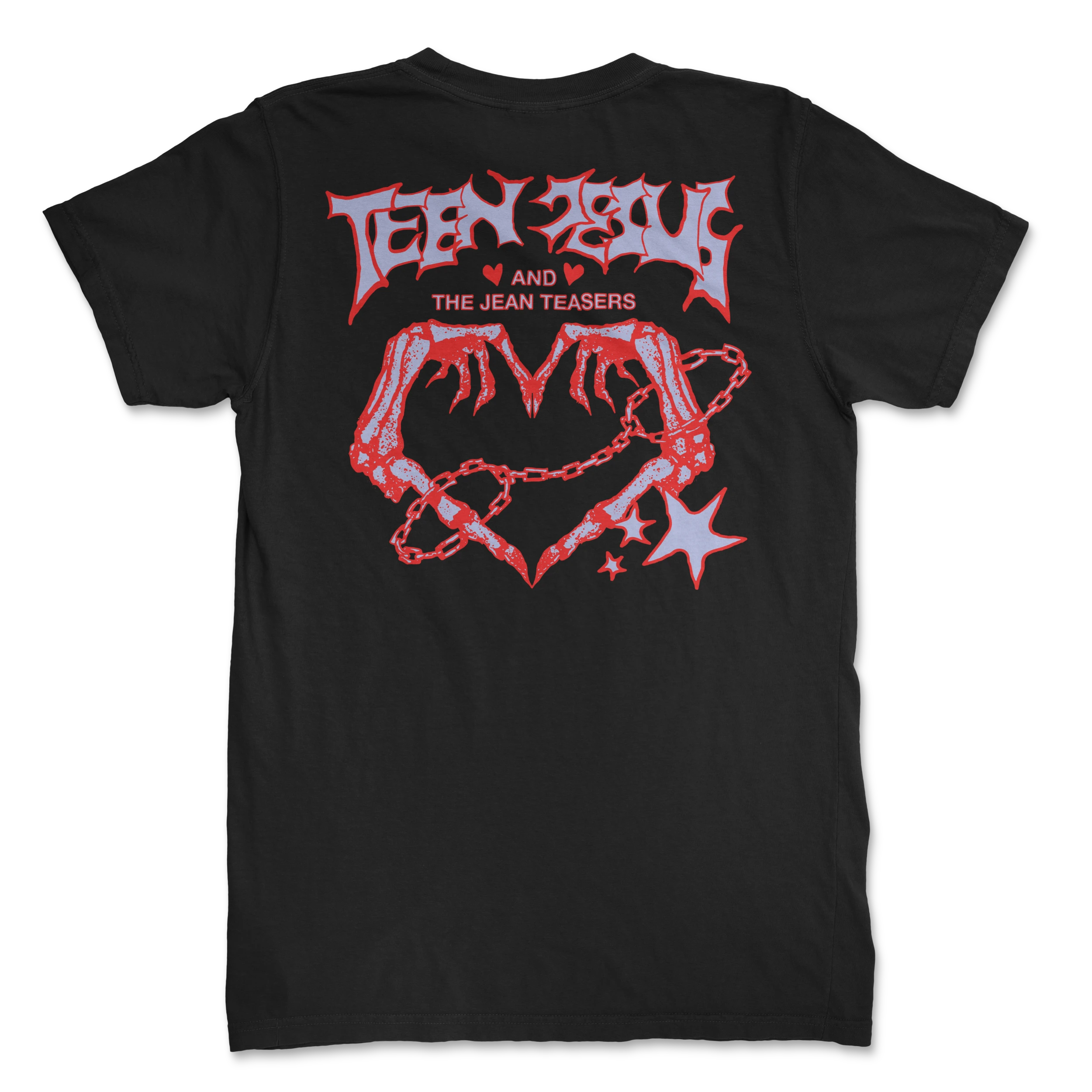 Teen Jesus And The Jean Teasers Skeleton Hands Tee (Black) + Album Digital Download 4 Teen Jesus And The Jean Teasers Skeleton Hands Tee (Black) + Album Digital Download - Image 2