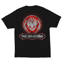 The Offspring Distressed Skull Tee (Black)