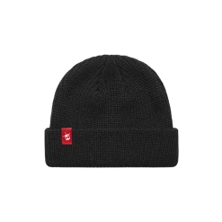 Triple J Drum Logo Cable Beanie (Black)