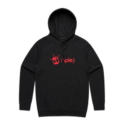 Triple J Logo Hoodie (Black)