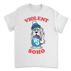 Violent Soho Slushed Puppy Tee (White)