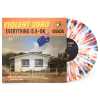 Violent Soho Everything Is A-OK 12" Vinyl (White W/ Red, Blue And Orange Splatter) -Cap Shop ViolentSoho A OKRepress RedOrangeBlueSplatter IOU527