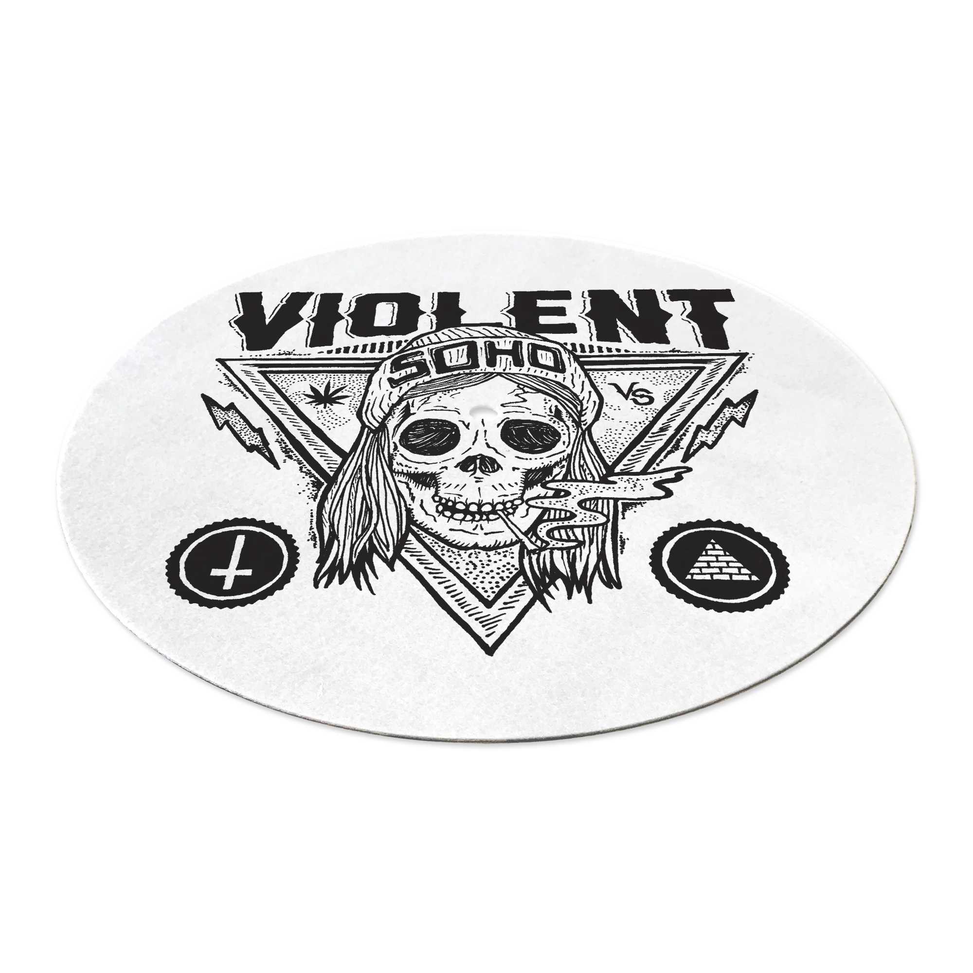 Violent Soho Everything Is A-OK Vinyl + Blazin' Skull Slipmat 7 Violent Soho Everything Is A-OK Vinyl + Blazin' Skull Slipmat - Image 5