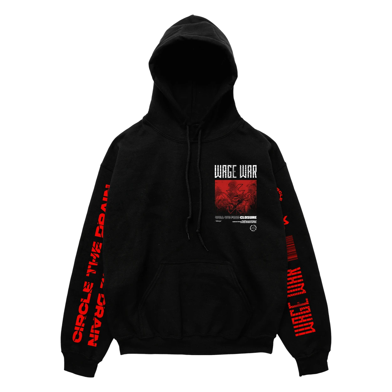 Wage War Circle The Drain Hoodie (Black) 3 Wage War Circle The Drain Hoodie (Black)