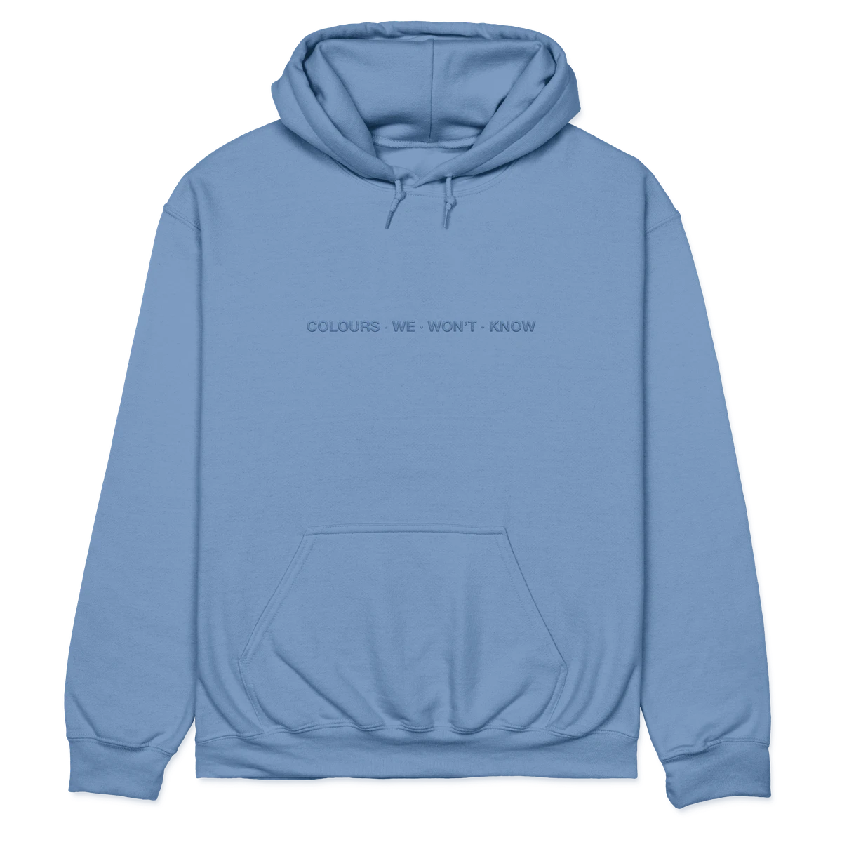 Drown This City Colours We Won't Know Hoodie (Indigo Blue) 3 Drown This City Colours We Won't Know Hoodie (Indigo Blue)