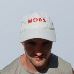 MOBS Logo Dad Hat (White) -Cap Shop hat
