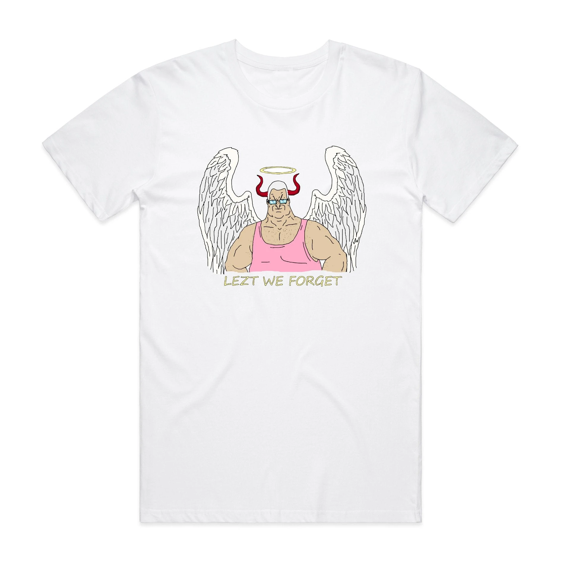 The Big Lez Lezt We Forget Tee (White) 3 The Big Lez Lezt We Forget Tee (White)