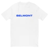 Belmont Walls Tee -Cap Shop mens fitted t shirt white front 61e7964ae333b