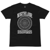Northlane Discoveries Circle Tee -Cap Shop mens staple t shirt black front 6093c4dc61dae