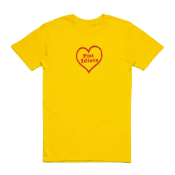 Pist Idiots Yellow Heart Tee