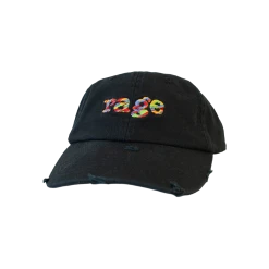 Rage Vintage Distressed Hat (Black)