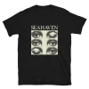Seahaven Eyes Tee (Black) -Cap Shop unisex basic softstyle t shirt black front 605142787d6fc