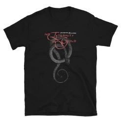 Like Moths To Flames No Eternity In Gold Tee (Black)