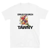 Drug Church TAWNY Tee -Cap Shop unisex basic softstyle t shirt white front 60d02e2b18408