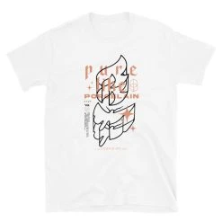 Like Moths To Flames Porcelain Tee (Black)