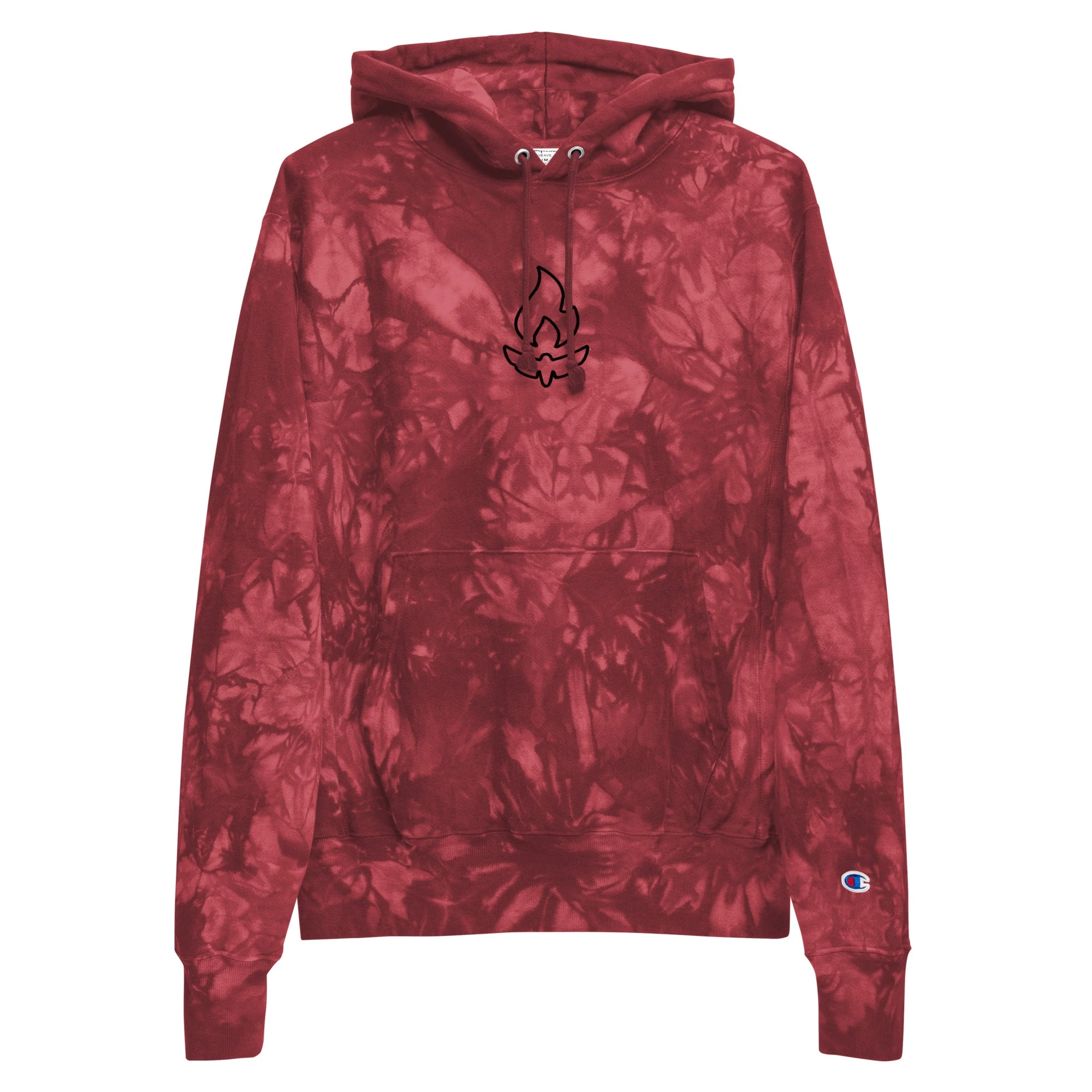 Like Moths To Flames Eternity Embroidered Tie-Dye Hoodie (Champion) 4 Like Moths To Flames Eternity Embroidered Tie-Dye Hoodie (Champion) - Image 2