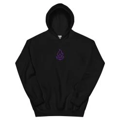 Like Moths To Flames Crystal Ball Hoodie (Black)