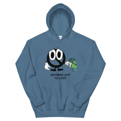 Counterparts Sad Face Hoodie (Indigo Blue)