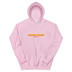 Internet Friends Faked It Hoodie (Pink)
