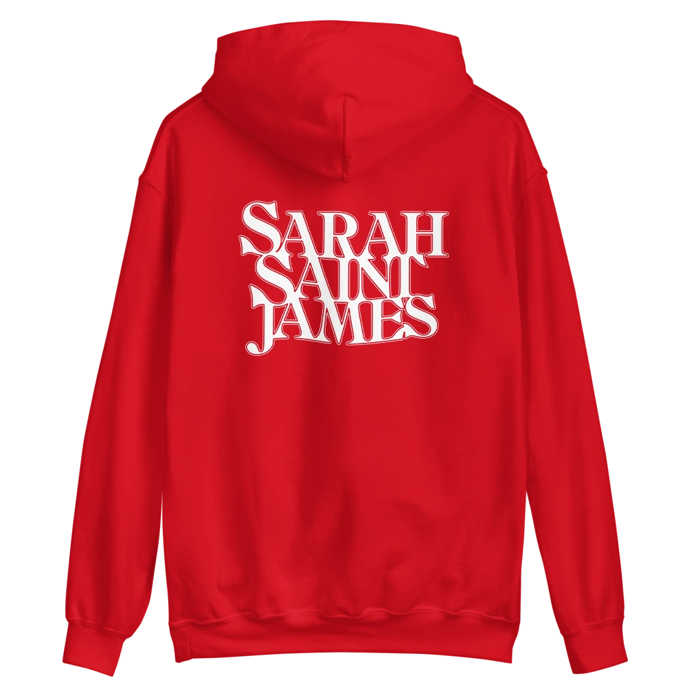 Sarah Saint James Logo Hoodie (Red) 5 Sarah Saint James Logo Hoodie (Red) - Image 3