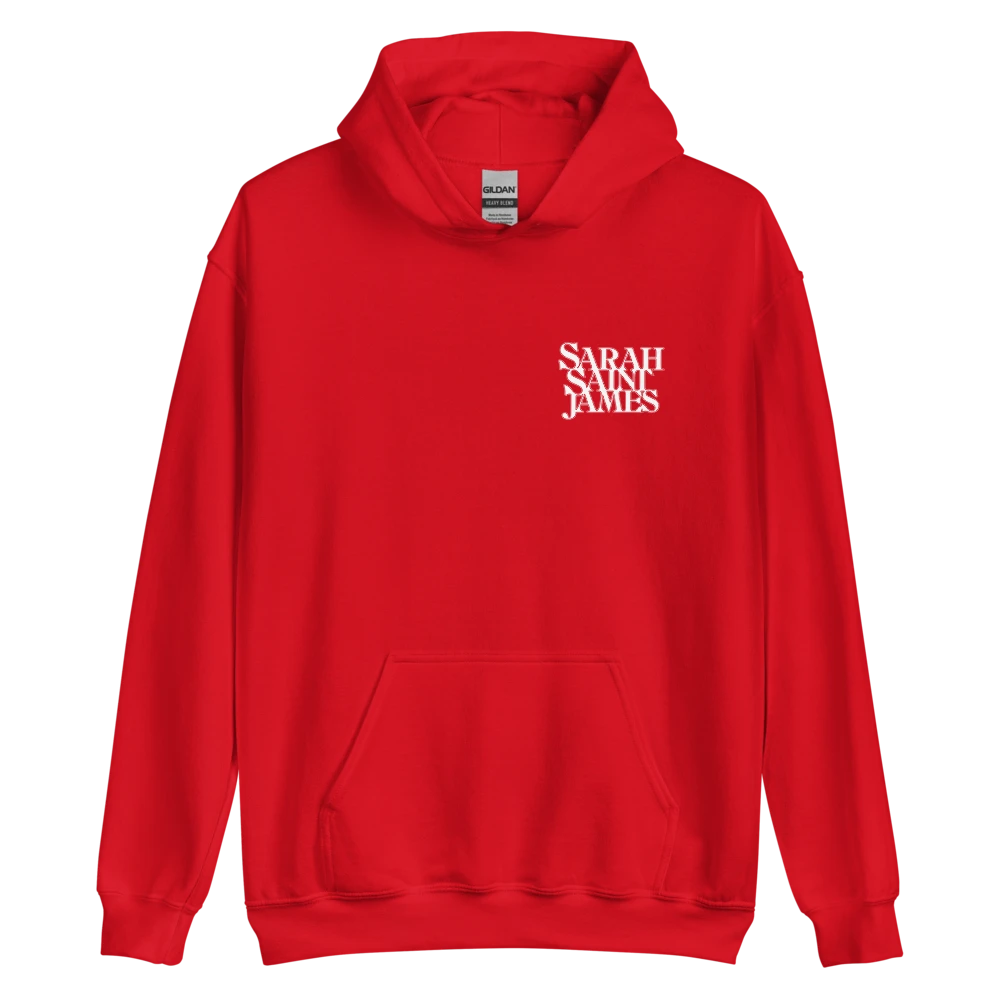 Sarah Saint James Logo Hoodie (Red) 3 Sarah Saint James Logo Hoodie (Red)