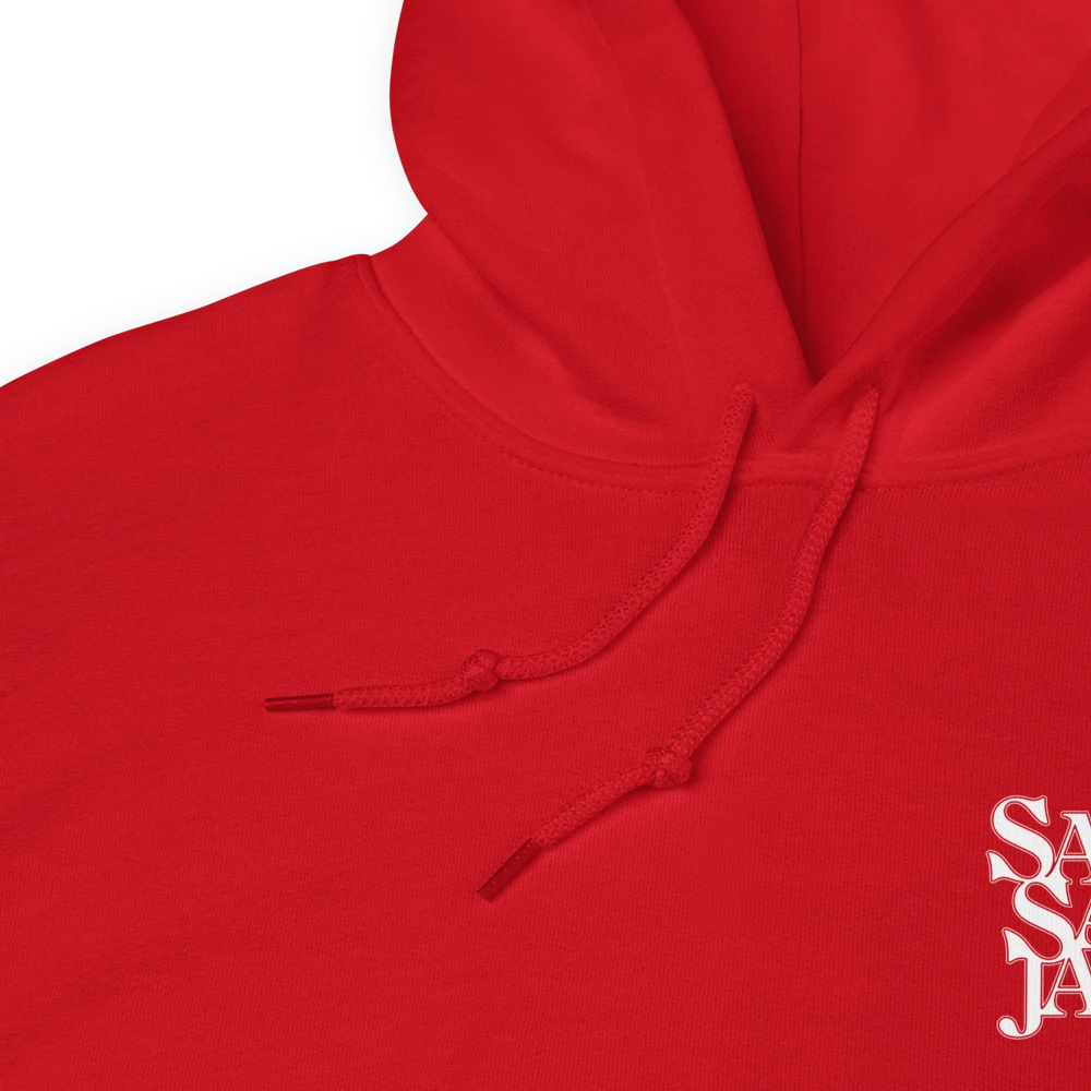 Sarah Saint James Logo Hoodie (Red) 4 Sarah Saint James Logo Hoodie (Red) - Image 2