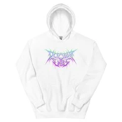 October Ends Death Logo Hoodie (White)