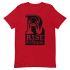 RISE RECORDS R Logo Tee (Red) 2 RISE RECORDS R Logo Tee (Red) -Cap Shop unisex premium t shirt red front 6029cd9c48c86