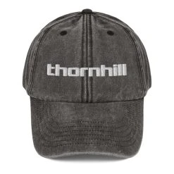 Thornhill The Dark Pool Cover Anniversary Embroidered Dad Hat (Vintage Black)