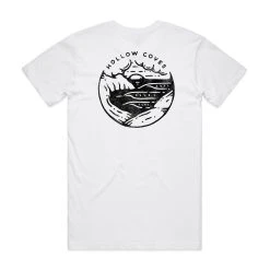 Hollow Coves Circle Logo Tee (White)