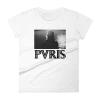 PVRIS Silhouette Femme Fit Tee (White) -Cap Shop womens fashion fit t shirt white front 6029fc5e96a90