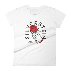 Silverstein Rose Femme Fit Tee (White)